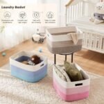 Artfeel Rectangular Woven Basket, 65L Storage for Blankets, Toys, Laundry & Magazines in Nursery or Living Room. - Image 6