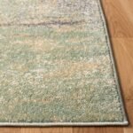 SAFAVIEH 8x10 Area Rug - Adirondack Collection, Ivory & Sage, Modern Abstract, Easy-Clean, Non-Shedding. Perfect for Living Room & Bedroom. - Image 3