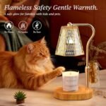 Dimmable Candle Warmer Lamp with Timer & Adjustable Height - Perfect Gift for Women & Modern Home Decor! - Image 5