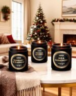 AOOVOO Scented Candle Gift Set - 6 Pack of 42 oz Long-Lasting Soy Candles for Men, Perfect for Any Occasion! - Image 5