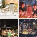 BGFHome RGB Color Changing Crystal Table Lamp: Romantic LED Rose Diamond Touch Light with Remote for Living Room. - Image 6