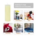 6-Inch Pale Ivory Pillar Candle: Elegant and Versatile Home Décor Accent - Image 5