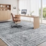 Lofus 8x10 Area Rug: Grey Washable Non-Slip Soft Carpets for Living Room, Bedroom, Dining, Office. - Image 6