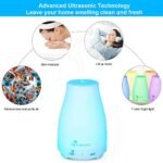 Diffuserlove 200ML Remote Control Essential Oil Diffuser: BPA-Free Ultrasonic Humidifier with 7-Color Light & Auto Shut-Off for Home, Office, or Kitchen. - Image 4