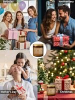 POOTES 16oz Eucalyptus Soy Candle – Long-Lasting Aromatherapy with 100-Hour Burn for Stress Relief. - Image 5