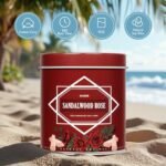 Sandalwood Rose Candle - 9 oz Soy Wax Aromatherapy Gift Candle for Men & Women, Perfect for Home Fragrance - Image 4