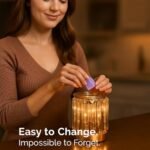 Golden Electric Wax Melt Warmer & Essential Oil Heater - Decorative Aroma Lamp & Night Light for Gifts - Image 5