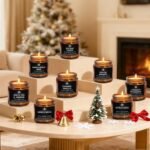 8 Pack Soy Wax Scented Candle Set: Lavender Chamomile, Citrus Sage & More – Long-Lasting Aromatherapy Gift. - Image 3