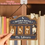 Books Read Tracker Sign | Home Library Decor | Book Lover Gift for Librarians & Readers - Image 4