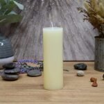6-Inch Pale Ivory Pillar Candle: Elegant and Versatile Home Décor Accent - Image 2