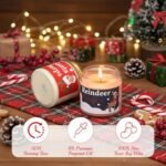 4-Pack Christmas Scented Candles, 3.5 oz Handmade Soy Wax for Holiday Gifting, Mini Winter Candles. - Image 4