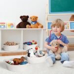 4-Pack Small Woven Baskets with Handles, 12"x8"x5", for Nursery Storage & Gift Baskets. - Image 7