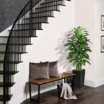 5FT Artificial Dracaena Tree - Faux Yucca Floor Plant with Black Tall Planter for Home & Office Decor - Image 2