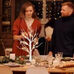 PEIDUO 2FT Birch Tree with LED Warm White Fairy Lights - Battery-Powered Christmas Tabletop Decoration - Image 5