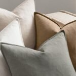 MIULEE Set of 4 Neutral Linen Throw Pillow Covers – 18x18 Inches, Soft Boho Farmhouse Decor for Living Room and Sofa. - Image 6