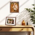 YESKAY 11x14 Photo Frame Set of 9, Rustic Brown Gallery Frames for 8x10 or 11x14 Photos, Mount or Display on Tables. - Image 4