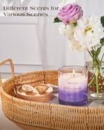 M&SENSE Lavender Spa Aromatherapy Candle: Stress Relief, 10.6oz, 60-Hour Burn, Luxury Gift. - Image 5