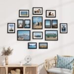 Vittanly 15-Pack Picture Frames - Gallery Wall Decor, Tabletop Display in Multiple Sizes: 3x 8x10, 6x 5x7, 6x 4x6, Black. - Image 8