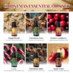 Christmas Essential Oil Set | 6 Holiday Fragrance Oils for Diffusers & Candles | Aromatherapy Gift - Image 2