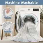 Lbris 8x10 Washable Area Rugs - Modern Abstract Soft Low Pile Non-Slip Rugs for Living Rooms, Bedrooms, Dining Rooms, and Nurseries. - Image 5