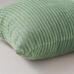 Topfinel Light Green Boho Decorative Throw Pillow Covers, 18x18 Inch, Set of 4, Soft Olive Green Corduroy, Rustic Living Room Décor. - Image 2