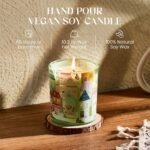 M&SENSE Fig Citrus Floral Scented Soy Wax Candles - 10.2 oz | Ideal for Home, Gifts & Relaxation - Image 2