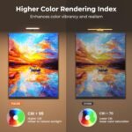 FULEN 2-Pack Battery Operated Picture Lights - Rechargeable LED Wall Sconces with Remote, 3 Color Temperatures for Art, Frames, and Dartboards. - Image 8