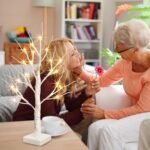 PEIDUO 2FT Birch Tree with LED Warm White Fairy Lights - Battery-Powered Christmas Tabletop Decoration - Image 7