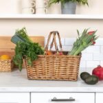 Stylish Handwoven Willow Market Basket with Durable Metal Handles—Versatile, Spacious, and Lightweight. - Image 2