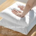 Phantoscope Premium Outdoor Pillow Inserts - Set of 2 Water-Resistant 18"x18" Square Cushions - Image 5