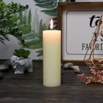 6-Inch Pale Ivory Pillar Candle: Elegant and Versatile Home Décor Accent - Image 4