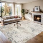 8x10 Washable Area Rugs: Modern Abstract Soft Non-Slip Carpet for Living Room, Bedroom, and Home Office. Stain Resistant & Thin! - Image 9