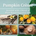 Hemlock Park Pumpkin Crème Green Glass Candle | Handcrafted Coconut Wax, 8 oz Wood Wick - Image 3