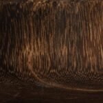 Creative Co-Op Round Paulownia Wood Bowl in Marbled Brown Finish – Decorative Accent Piece - Image 4