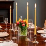 12-Pack 12-Inch Handcrafted Beeswax Candles – Dripless, 10-Hour Burn for Elegant Dining & Celebrations. - Image 4