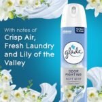 Glade Clean Linen Air Freshener Spray, 8 Oz - Odor Fighter for Long-Lasting Freshness - Image 4