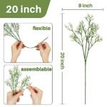 MAQIAHN 6 Pack Baby's Breath Artificial Flowers - Bulk Faux Floral Arrangements for Weddings & Decorations - Image 2