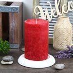 Shop our 6-Inch Apple Crisp Scented Pillar Candle for a warm, inviting fragrance in any space! - Image 4