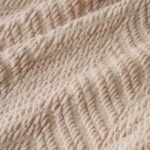 BATTILO HOME Beige Throw Blanket – Knitted Tan Blanket for Couch or Bed, Perfect Neutral Room Decor, 50"x60" Housewarming Gift. - Image 8