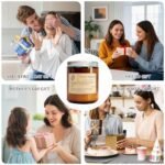 Scented Aromatherapy Jar Candle Gift Set for Women - Natural Soy Wax Amber Candles for Birthdays, Valentine's, Mother's Day, and Christmas. - Image 6