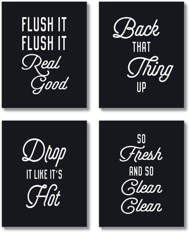 Our Review: Hip Hop Bathroom Art That Makes Us Smile