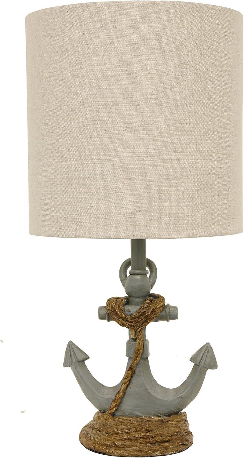 Adding Coastal Charm to Our Home: Decor Therapy Saylor Anchor Lamp Review