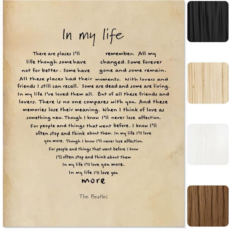 Our Take: Classic Music Lyric Art Elevates Any Space