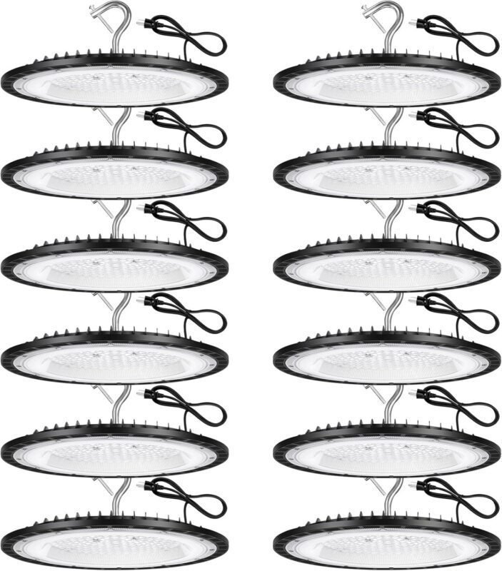 Our Review: YANYCN 12-Pack 240W UFO LED High Bay Lights – Bright & Durable