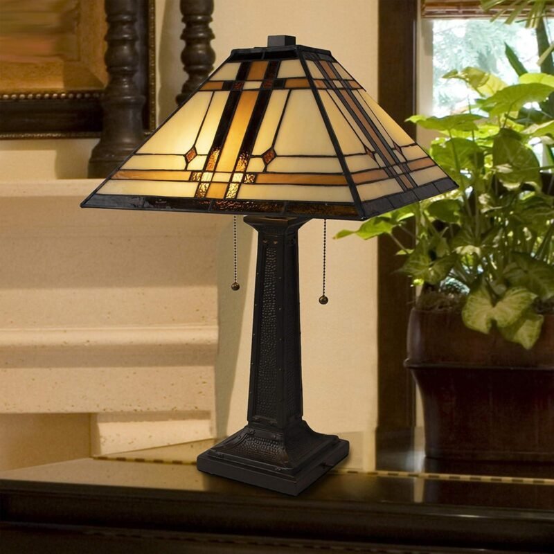 Our Review of the Lavish Home Tiffany-Style Table Lamp: Vintage Charm and LED Efficiency