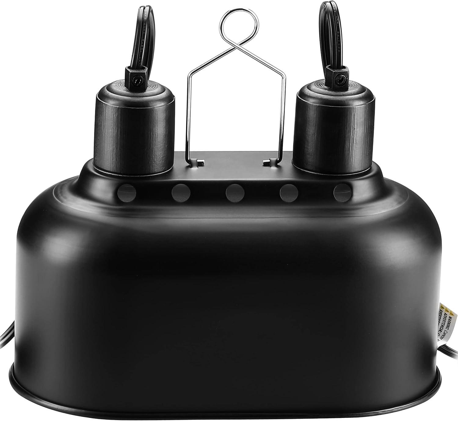 Our Review of the Simple Deluxe Dual Reptile Light Fixture