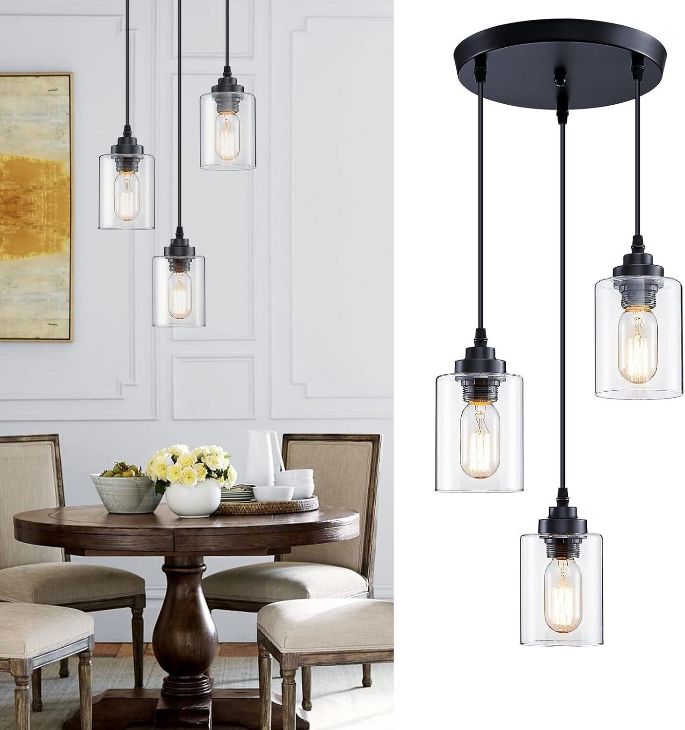 Our Review: Stylish & Adjustable 3-Light Pendant for Kitchen Islands