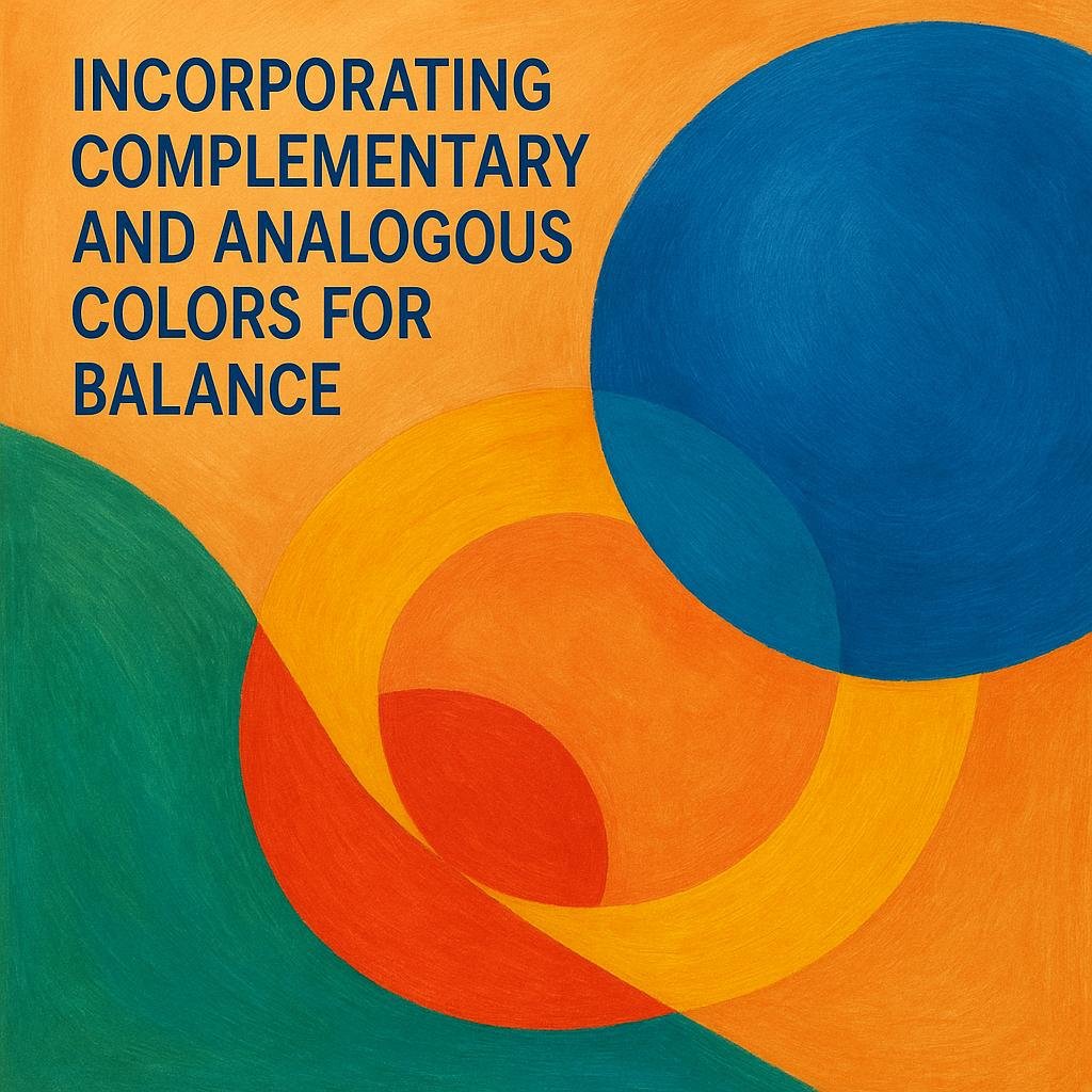 Incorporating Complementary and Analogous colors for Balance