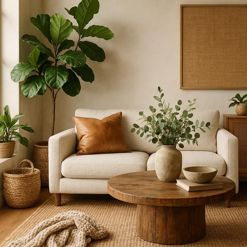 Incorporating ⁤Natural ⁤Textures and Greenery for‍ warmth