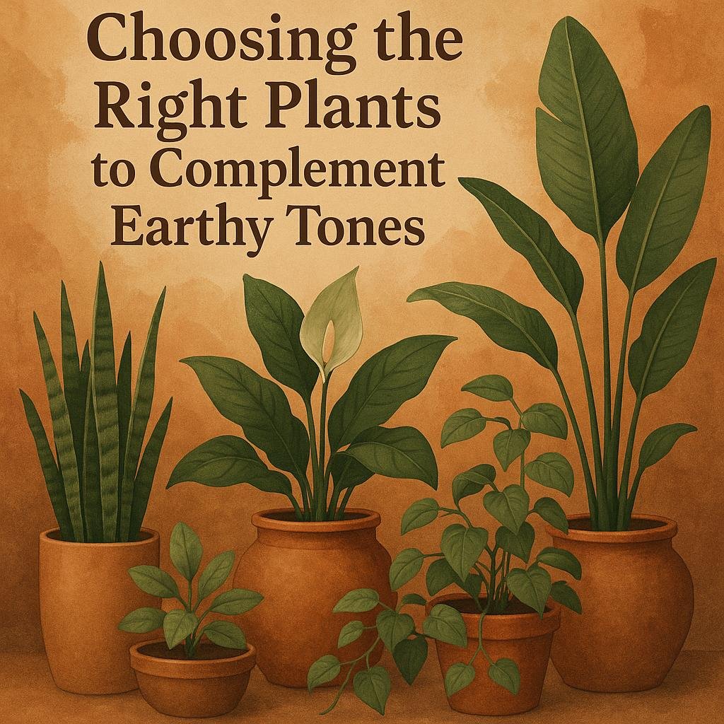 Choosing the⁢ Right ⁢Plants to ‌Complement Earthy Tones